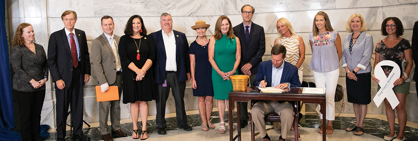 Members of Kentucky LEADS at bill signing