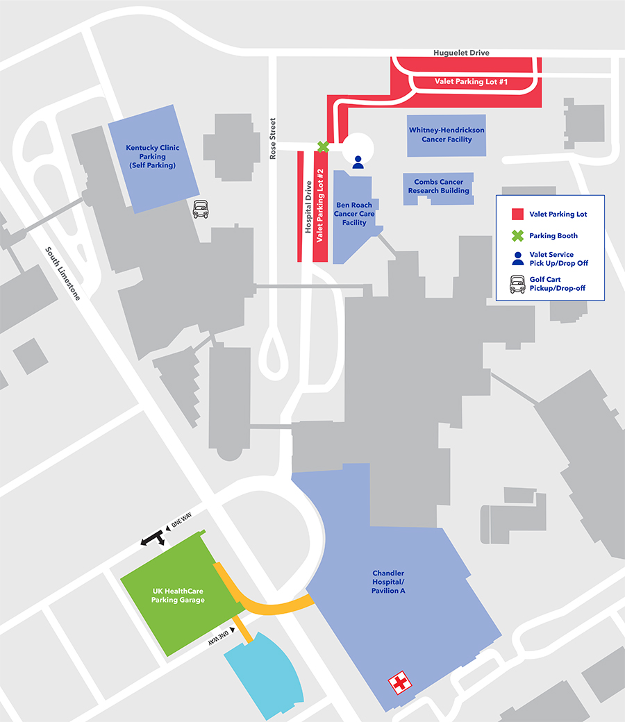 Markey Parking Map