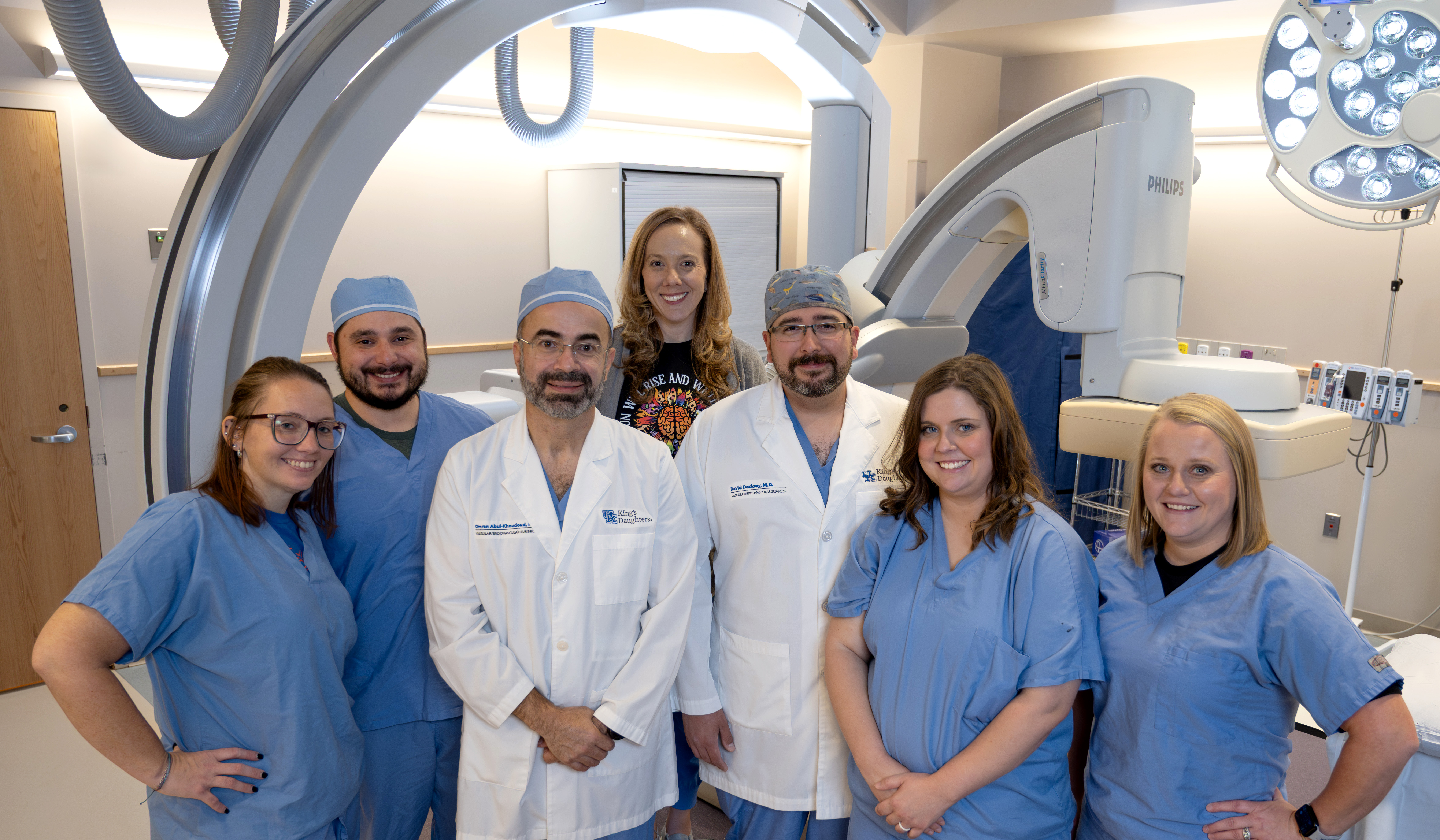 A team of cardiology providers at UK King's Daughters