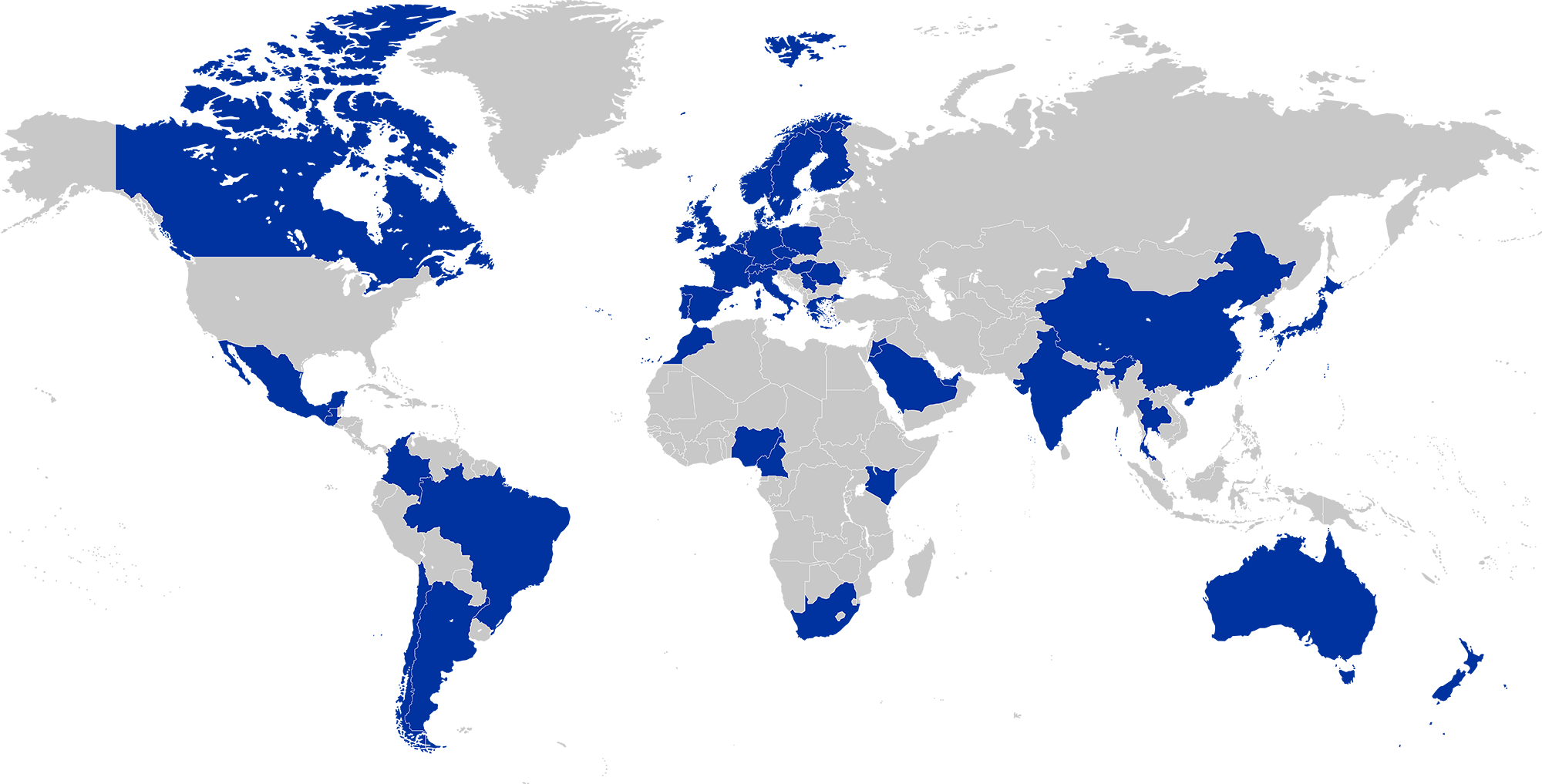 Markey global research map