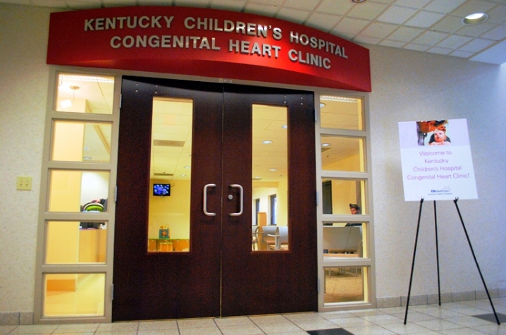 Kentucky Children's Hospital Congenital Heart Clinic entrance