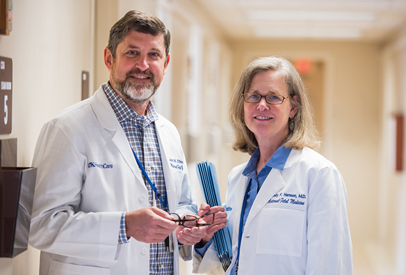 Dr. John O'Brien and Dr. Wendy Hansen