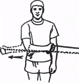 shoulder range of motion exercise with tubing