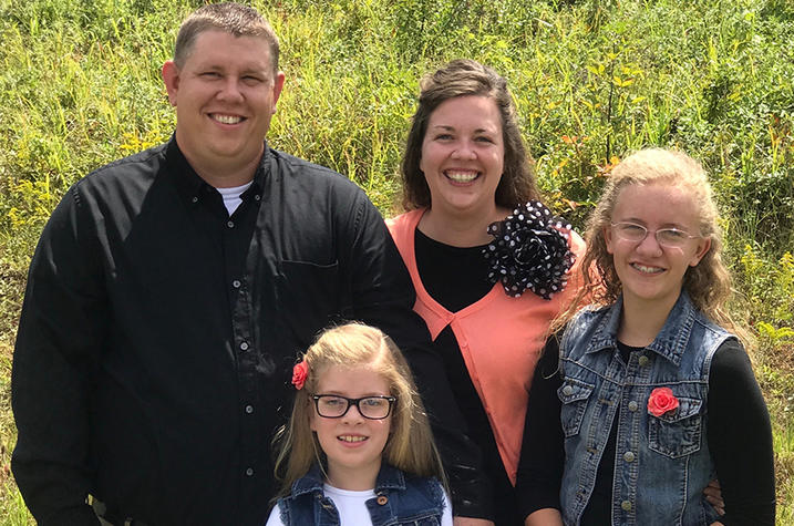 Kenley Overton and her family