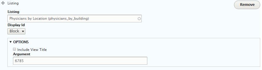 Listing form fields