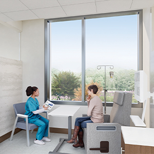 Inside the new Markey Cancer Center and advanced ambulatory building