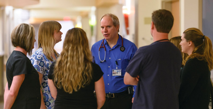 Dr. Michael Anstead and Breanna's care team.