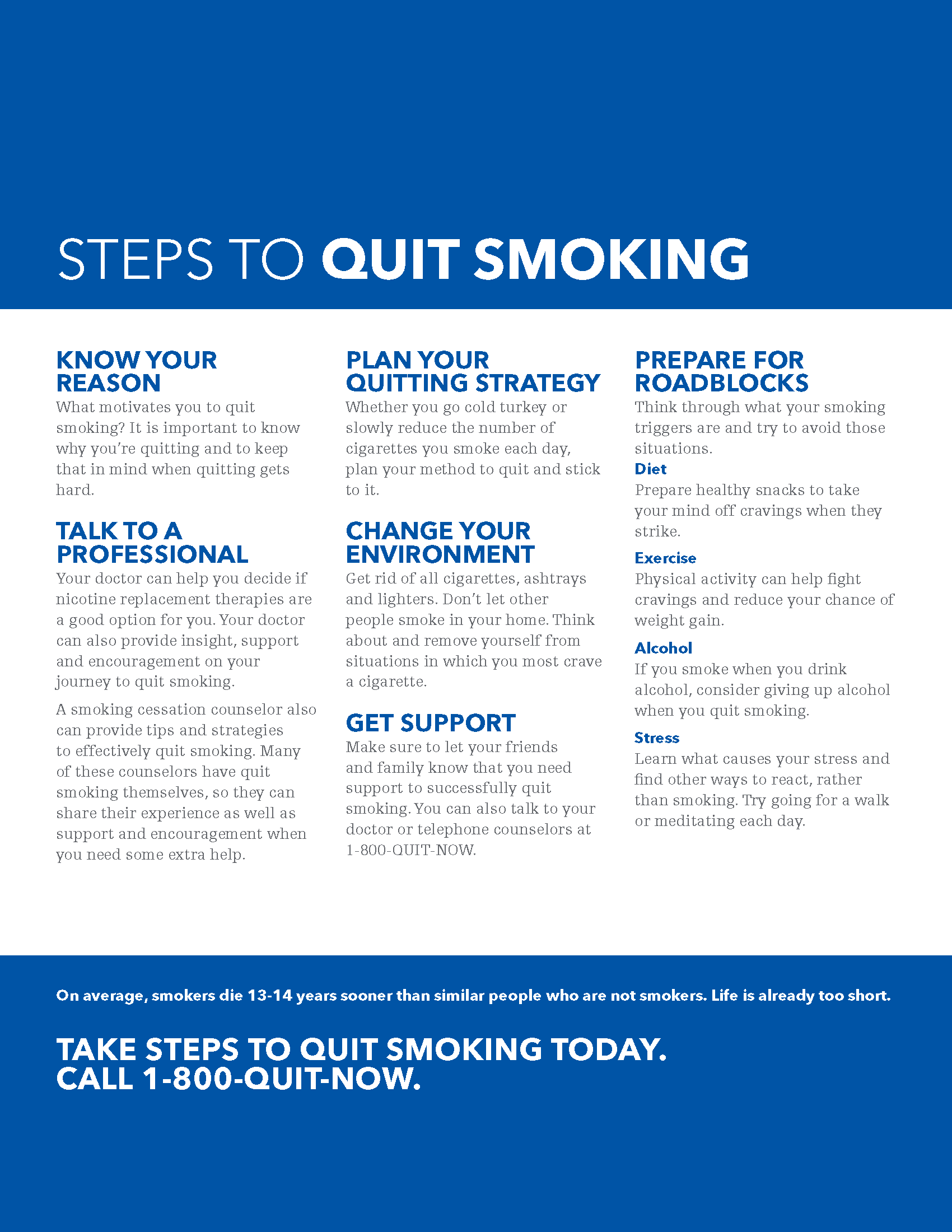 What Quitting Can Do for You Infographic