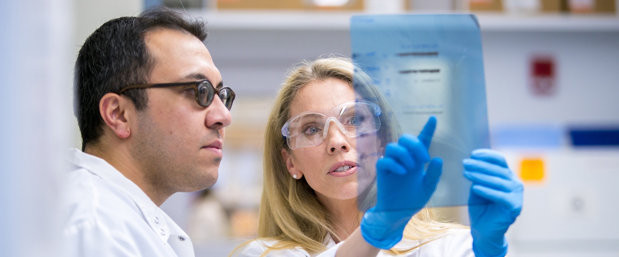 Kate Zaytseva (right) is part of the first group of investigators at the UK Center for Cancer and Metabolism.