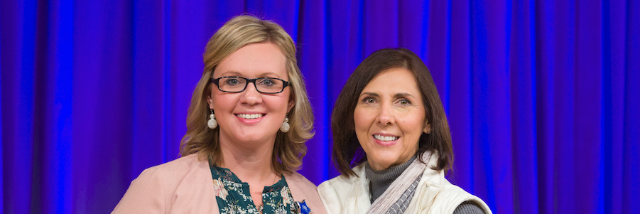 Lauren Perkins and her mother, Janet Holman, recently celebrated work anniversaries at UK HealthCare.