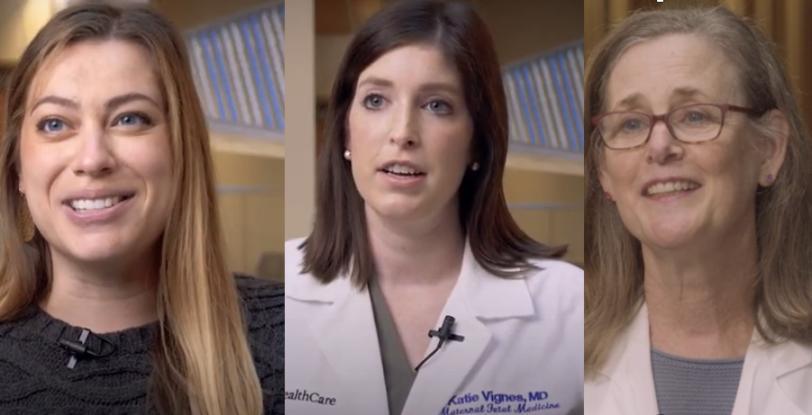 Emily Brenzel, Dr. Katie Vignes and Dr. Wendy Hansen